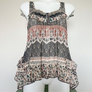 Willow & Clay Beaded Peplum Blouse